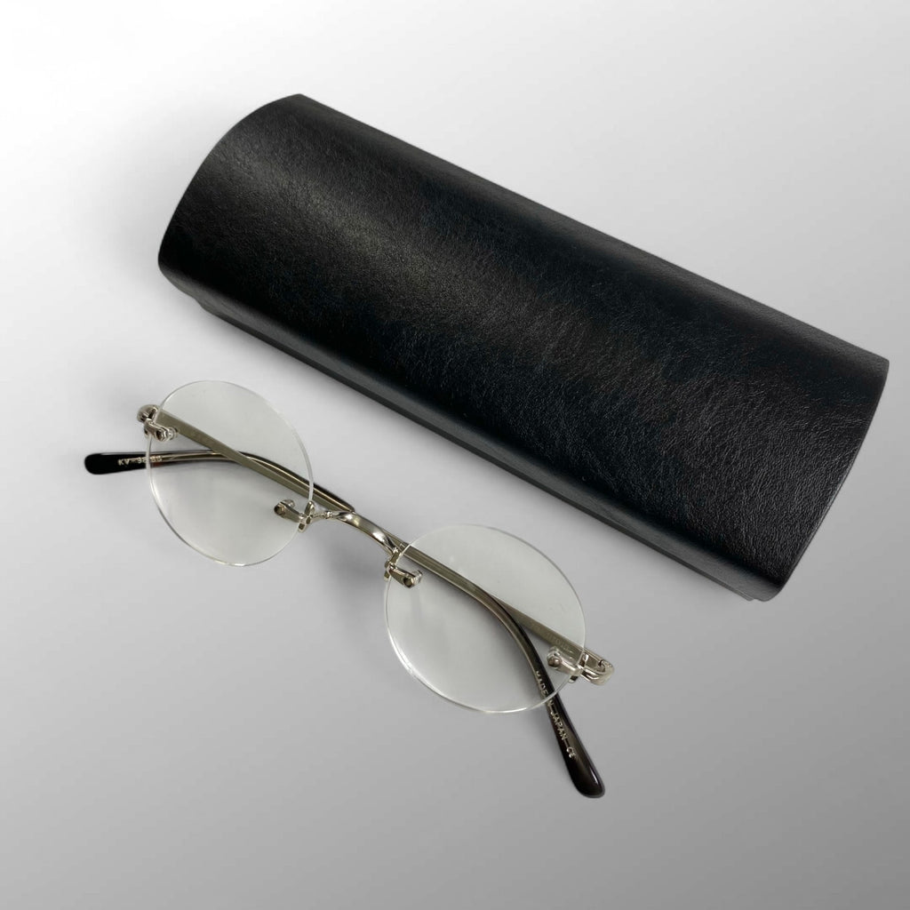 金子眼鏡 ヴィンテージシリーズ / 2ポイントリムレス 度なしクリアレンズ 参考定価:46,000+tax