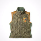 RALPH LAUREN / レザー切替キルティングベスト 参考定価：55,000程度 SIZE:M