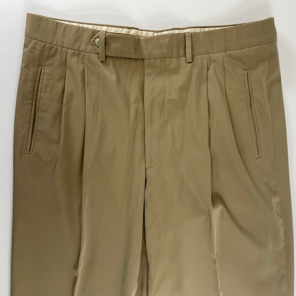GIORGIO ARMANI ジョルジオアルマーニ / 80s BORGO21 ヴィンテージ ギャバジンスラックス SIZE:W90