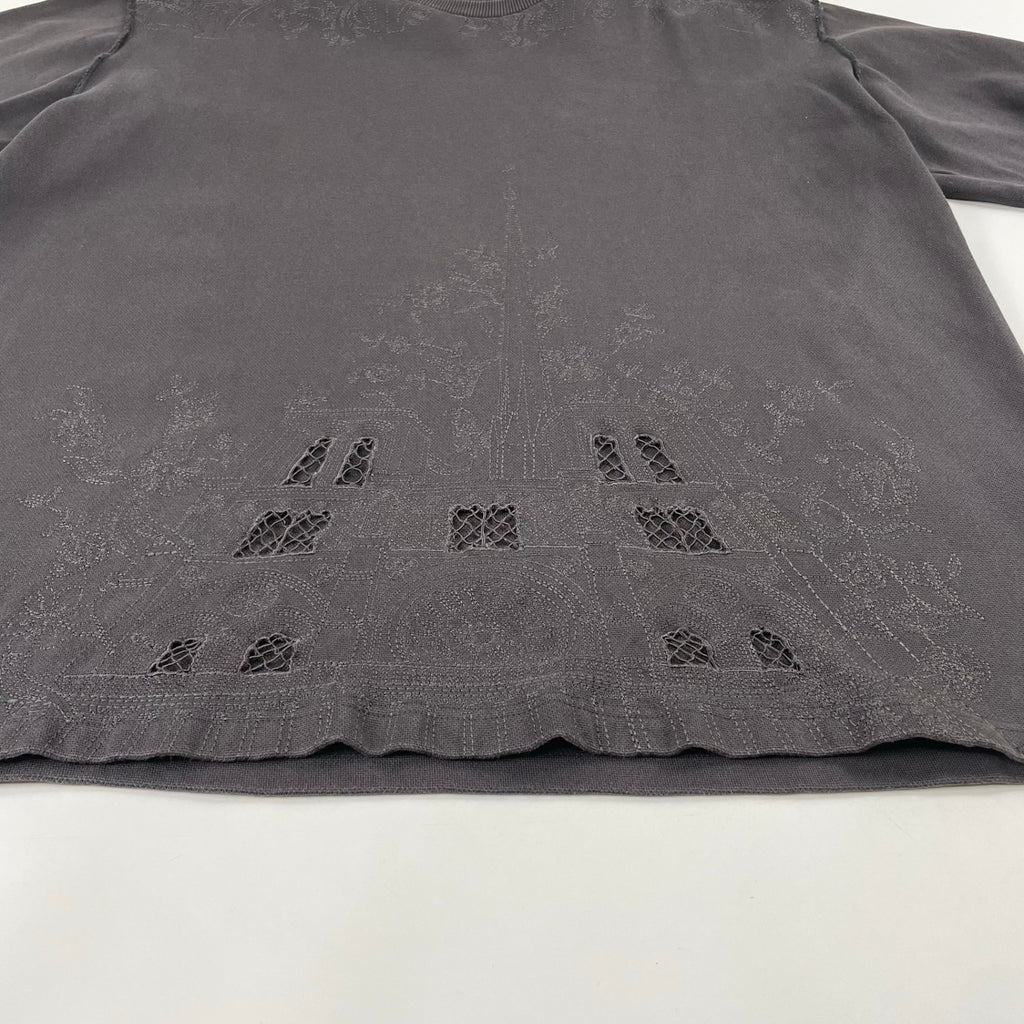 LOUIS VUITTON / Embroidery Norte Dame Catchedral Tee SIZE:XXL