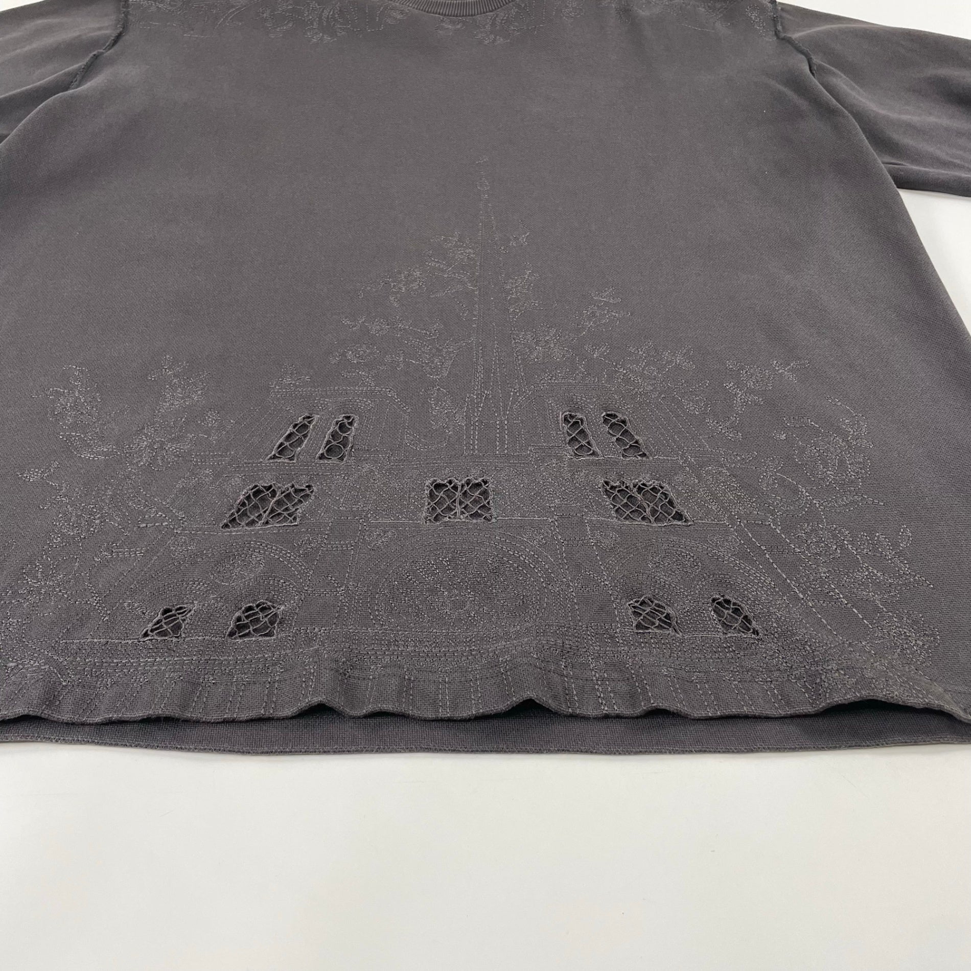 LOUIS VUITTON / Embroidery Norte Dame Catchedral Tee SIZE:XXL