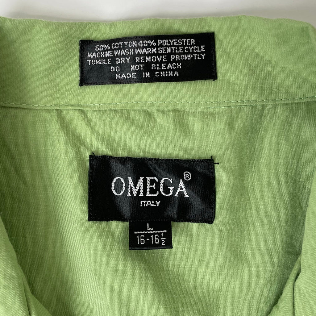 OMEGA / ヴィンテージキューバシャツ グリーン SIZE：L