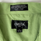 OMEGA / ヴィンテージキューバシャツ グリーン SIZE：L