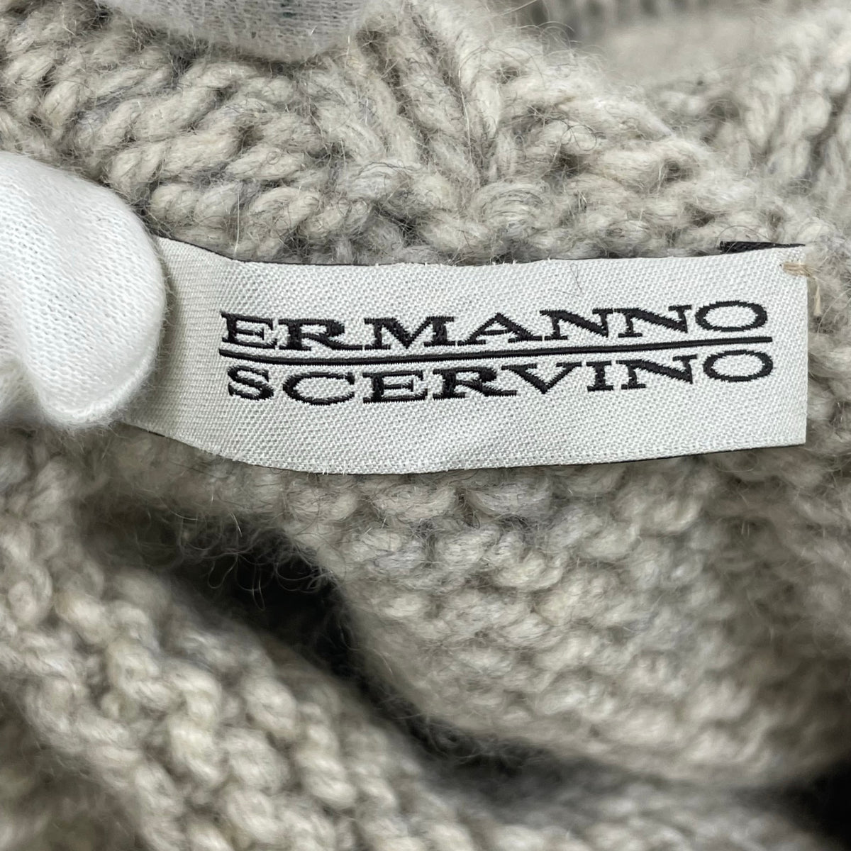 ERMANNO SCHERVINO / ピュアカシミヤタートルネックニット 参考定価：280,000程度 SIZE:S