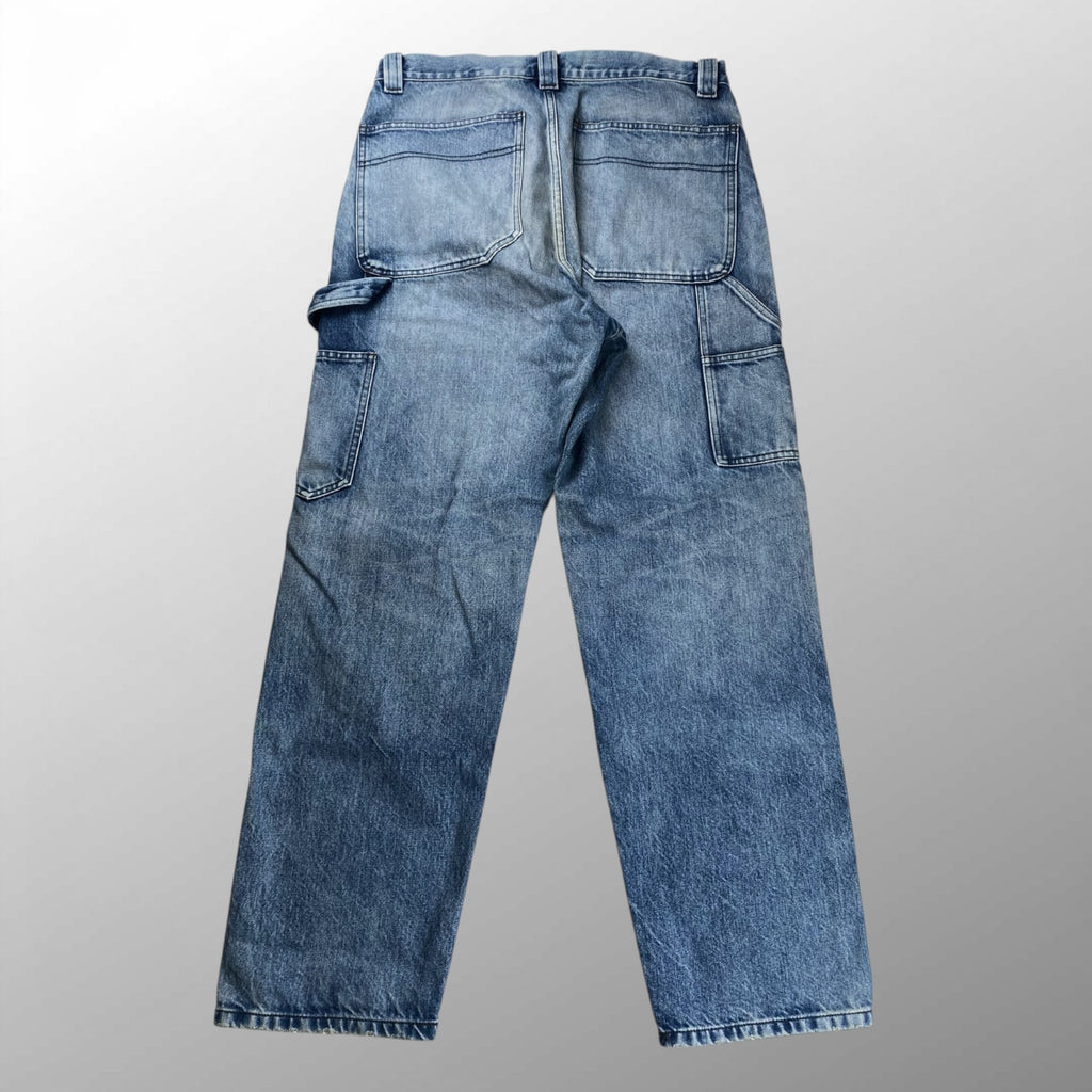 greatLAnd ORIGINAL / BAD BOY DOUBLE FRONT DENIM ダメージ デニムパンツ SIZE:L