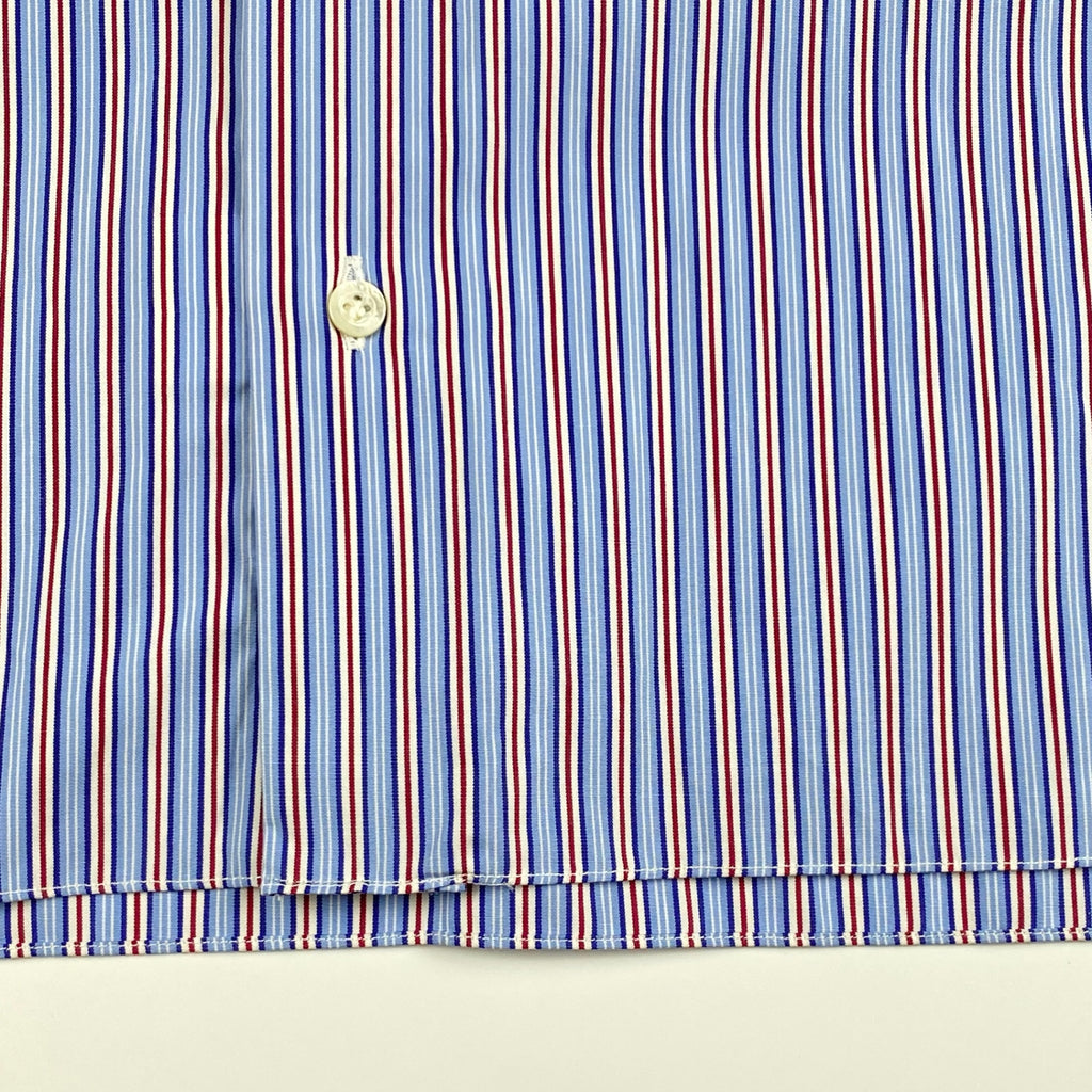 BARBA バルバ / ストライプ ドレスシャツ SIZE:39 15 1/2
