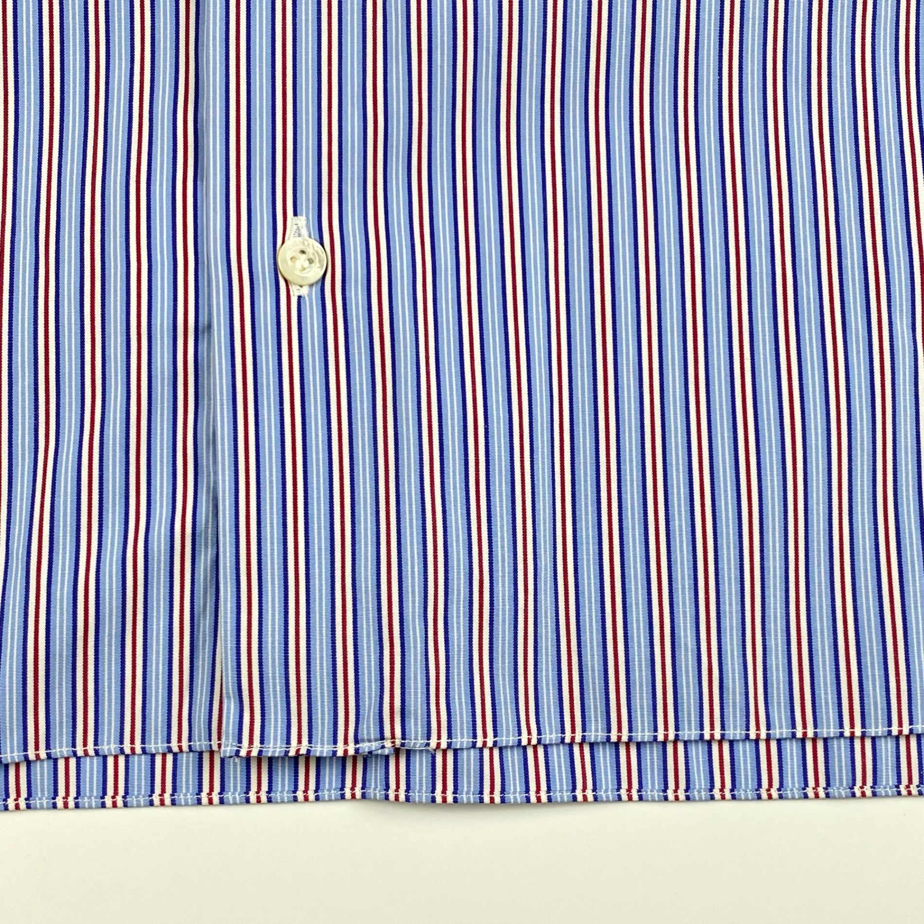 BARBA バルバ / ストライプ ドレスシャツ SIZE:39 15 1/2