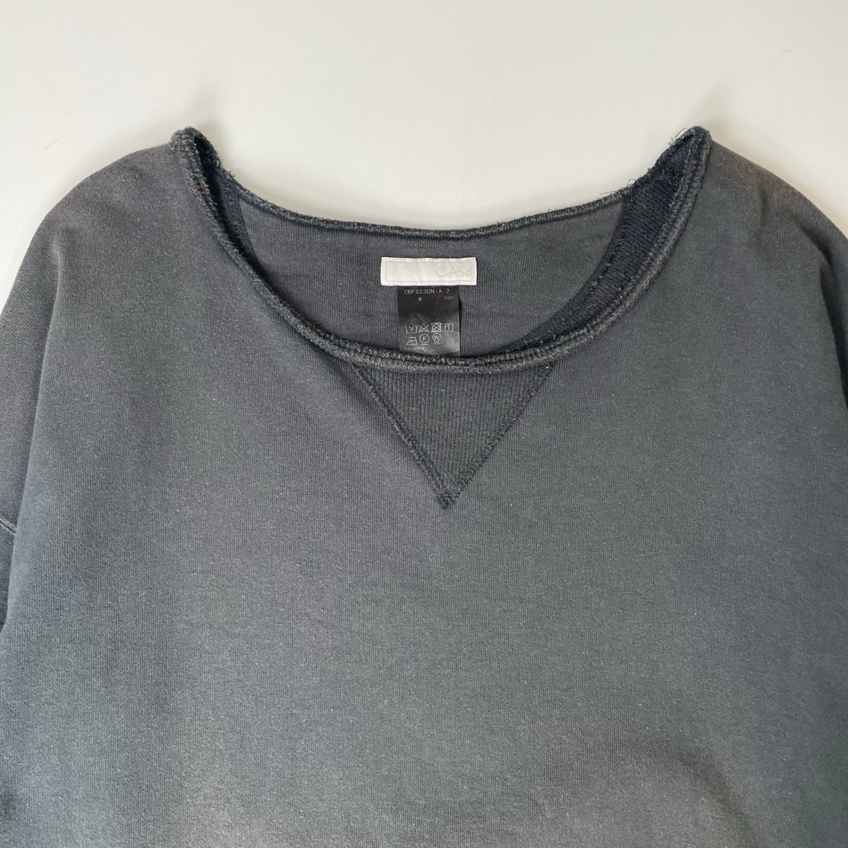 CLASS / 半袖ビッグスウェット 参考定価：28,000程度 SIZE：2