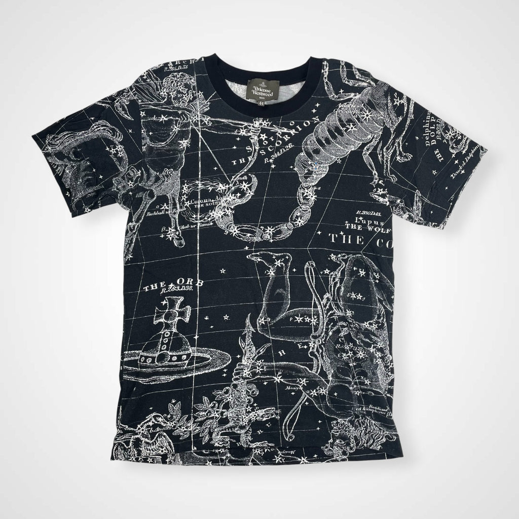 Vivienne Westwood MAN ヴィヴィアン ウエストウッド マン / Star sign TEE 星座 オーブ Tシャツ 参考定価：28,000程度 SIZE：44