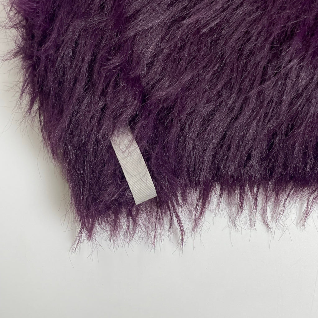 PAMM パム / けものがれのシャギーニットベスト パープル アーガイル SIZE:FREE