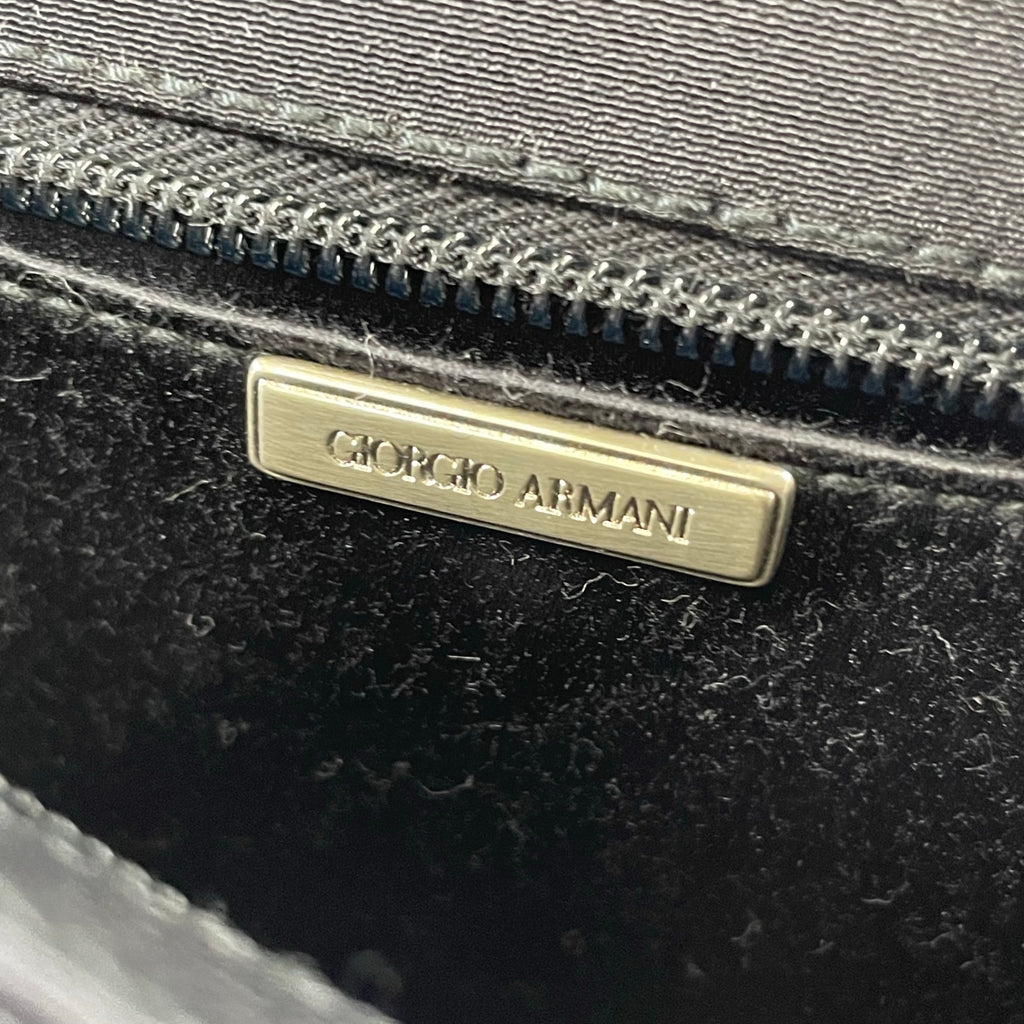 GIORGIO ARMANI / ロゼットパーティバッグ 未使用品 箱付 参考定価：150,000程度