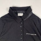 PORSCHE / ラインストーンポロシャツ 参考定価：20,000程度 SIZE:M