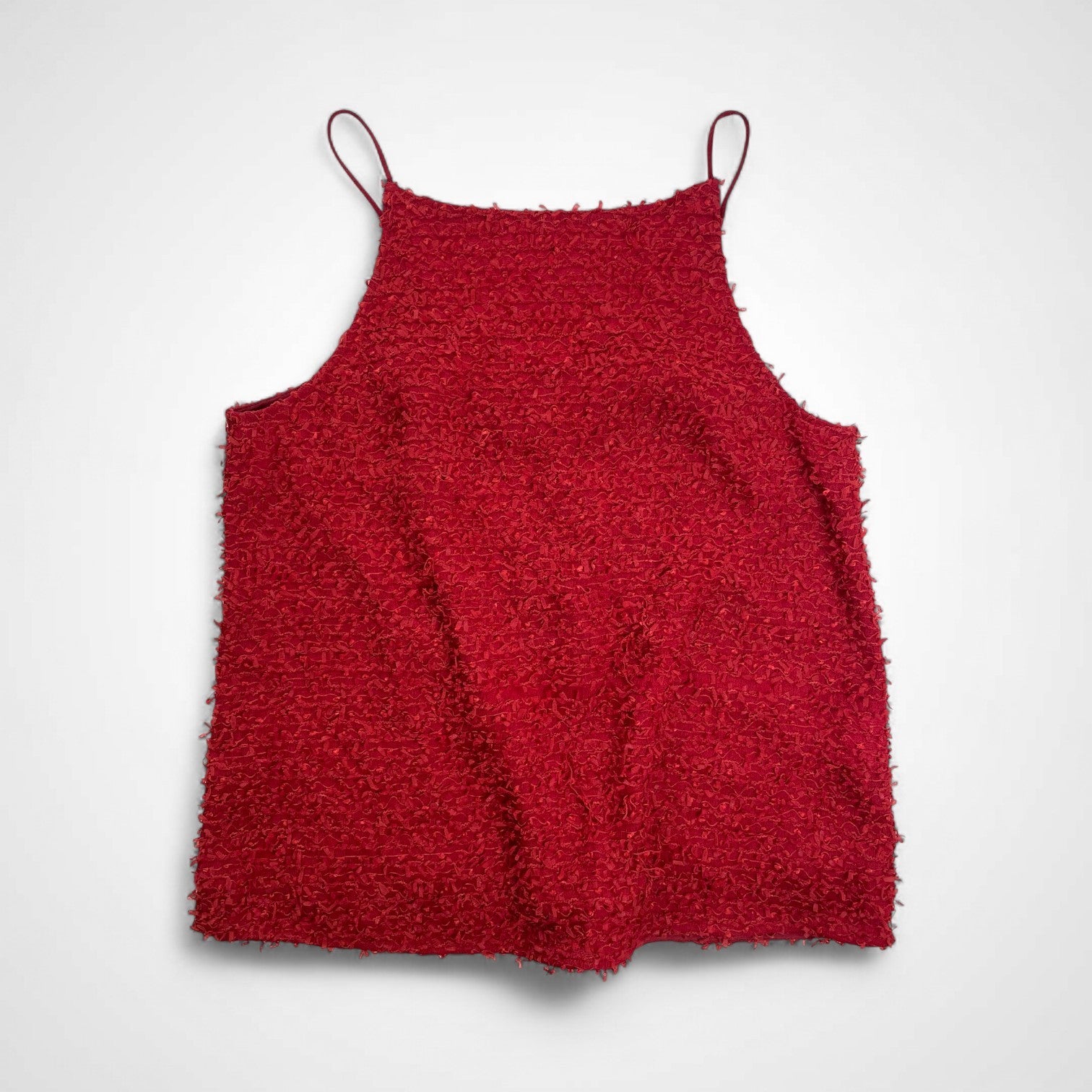 Ballsey ボールジー / ファンシーヤーンツイード アメリカンスリーブキャミソール 25SS 参考定価：17,000+tax SIZE：36