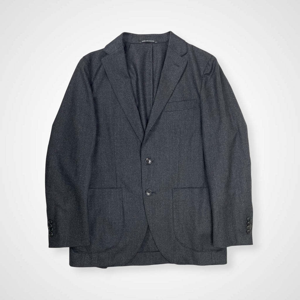 green label relaxing グリーンレーベル リラクシング / CANONICOフラノ2ピース セットアップ グレー 参考定価：45,000+tax SIZE:S程度