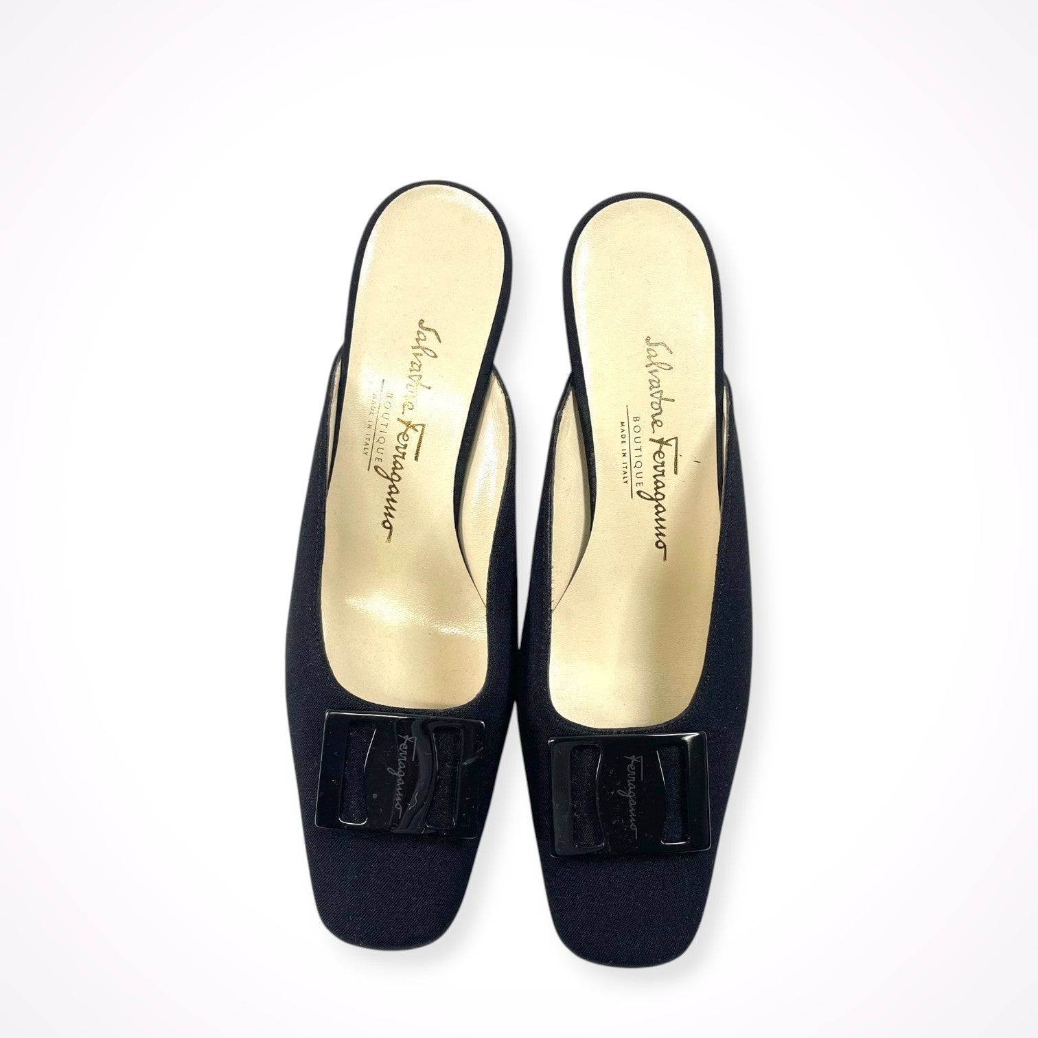 Salvatore Ferragamo / ヴァラヒールサンダル チャンキーヒール SIZE:6