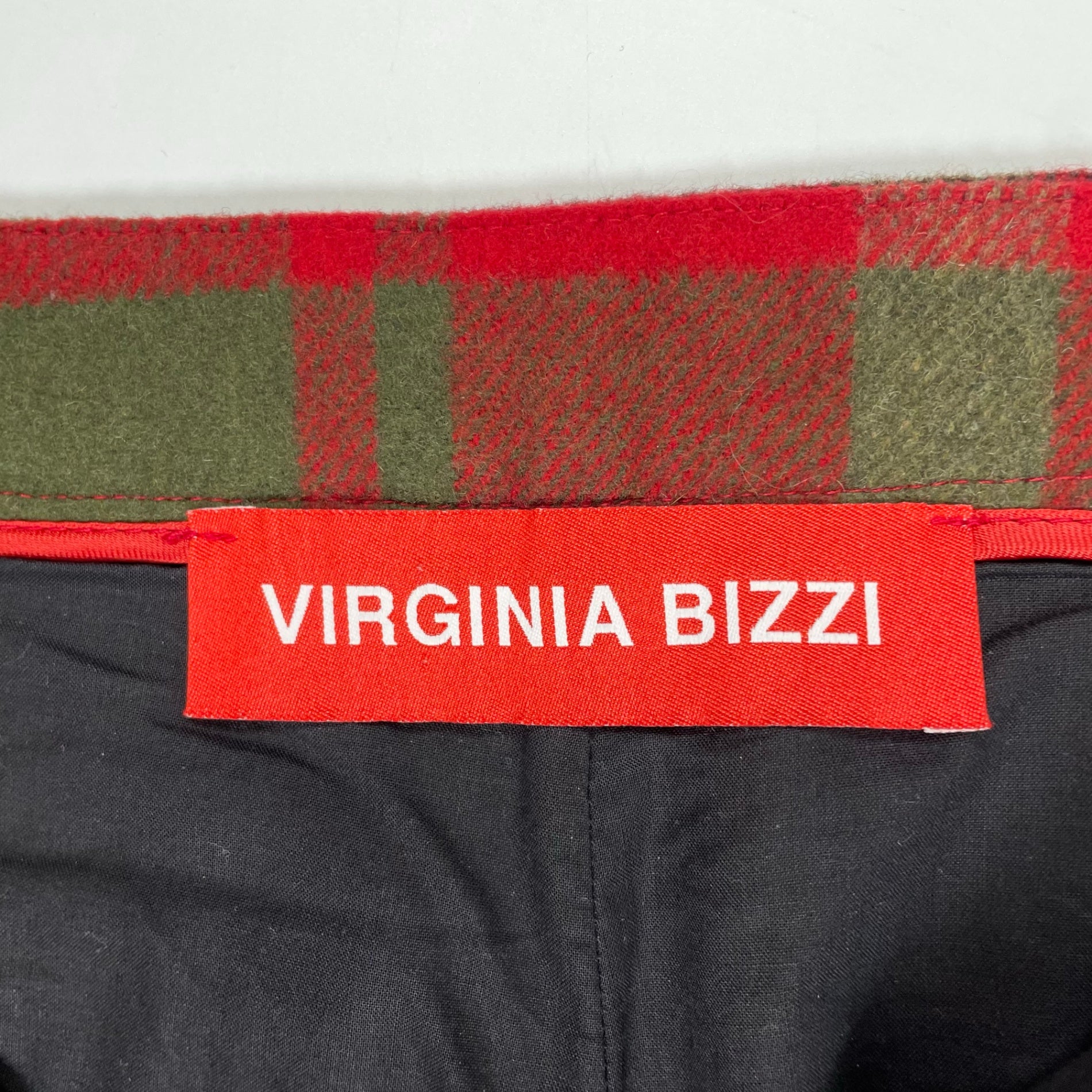 VIRGINIA BIZZI ヴァージニア ビッツィ / チェック柄フリンジパンツ H.P. FRANCE取り扱い 参考定価：35,000程度 SIZE:38