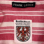 FRANK LEDER / ヴィンテージファブリックシャツ 参考定価：50,000程度 SIZE:XS(M程度)