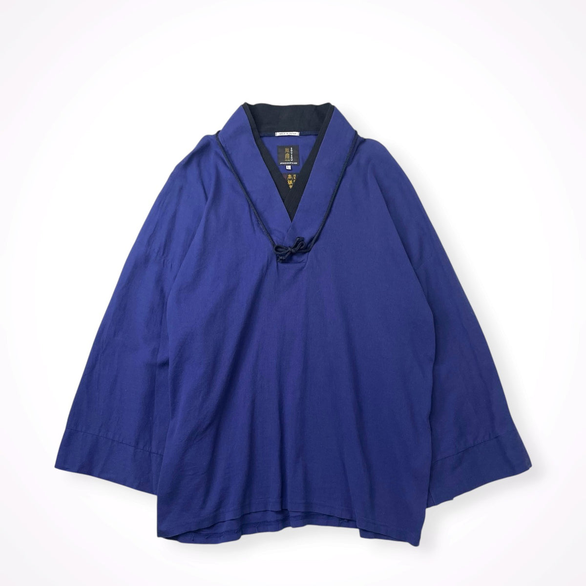 SOU・SOU / 風靡 上 衿付 高島縮 参考定価：15,000程度 SIZE:L