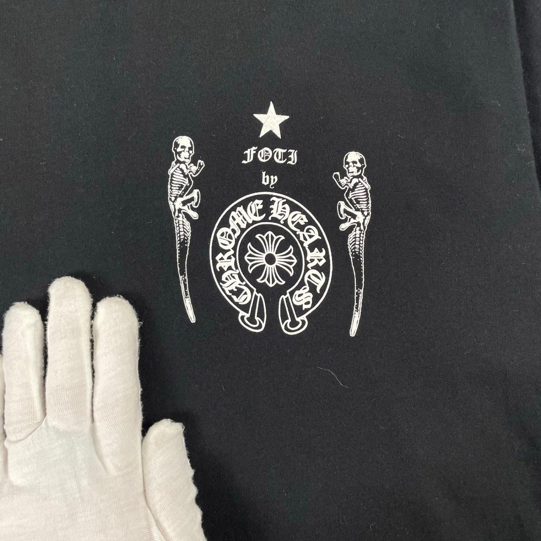 CHROME HEARTS × FOTI / FOTI Space Man L/S TEE SIZE:L