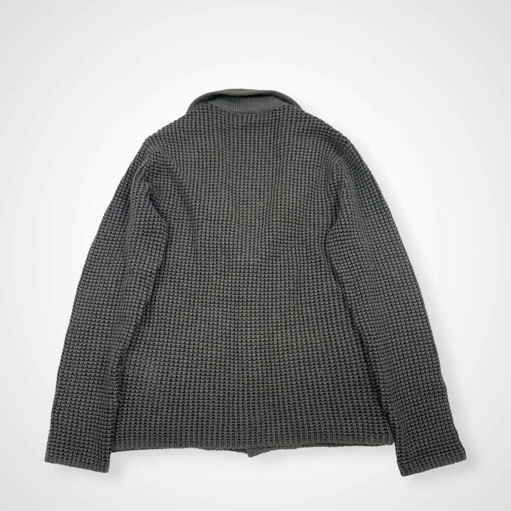 ARMANI EXCHANGE  アルマーニ エクスチェンジ / ワッフルニットショールカラーカーディガン  参考定価：35,000程度 SIZE:M