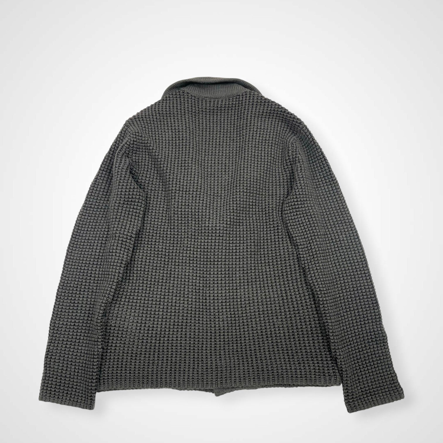 ARMANI EXCHANGE  アルマーニ エクスチェンジ / ワッフルニットショールカラーカーディガン  参考定価：35,000程度 SIZE:M