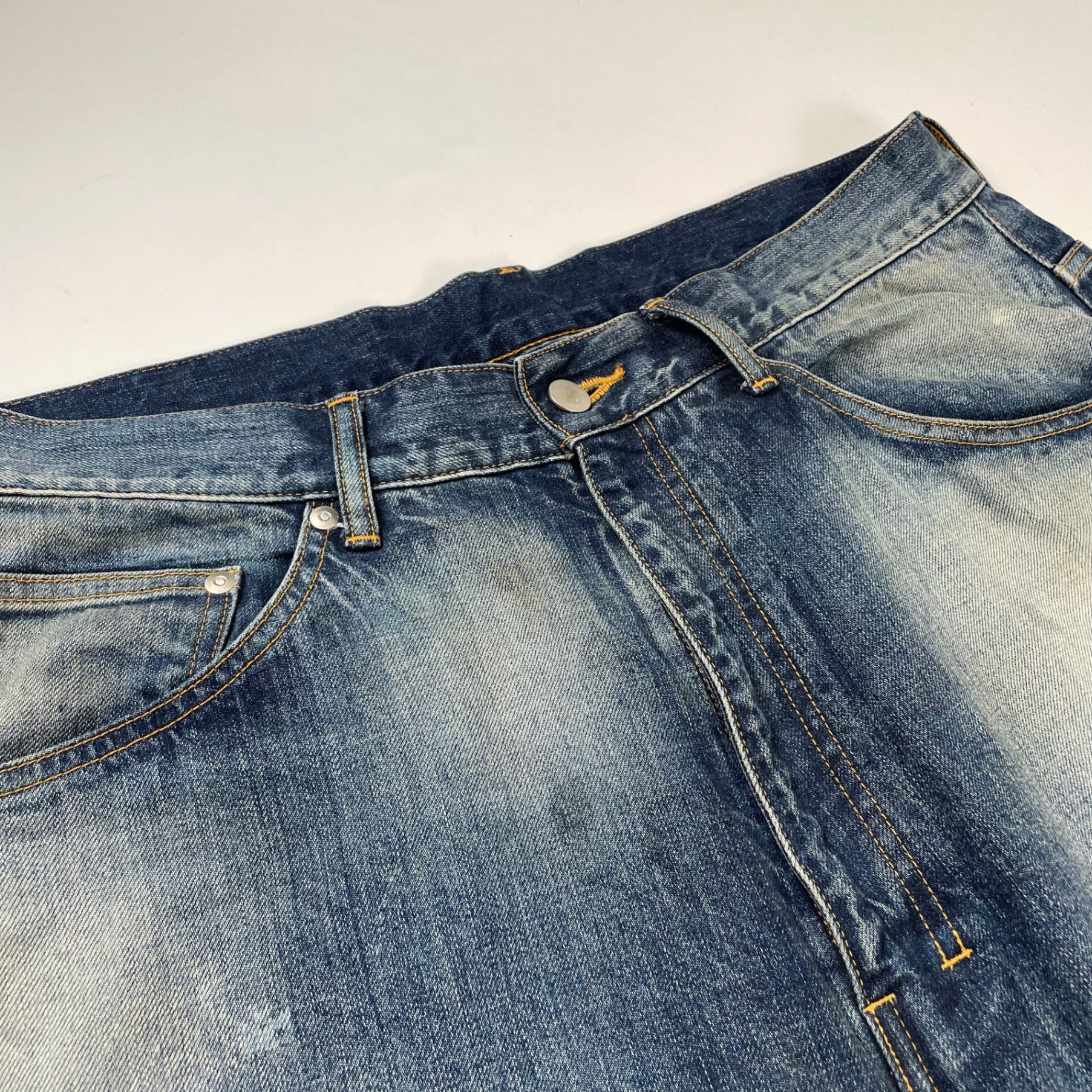 ANCELLM / DAMAGE WIDE 5P DENIM PANTS  参考定価：38,000+tax SIZE:3
