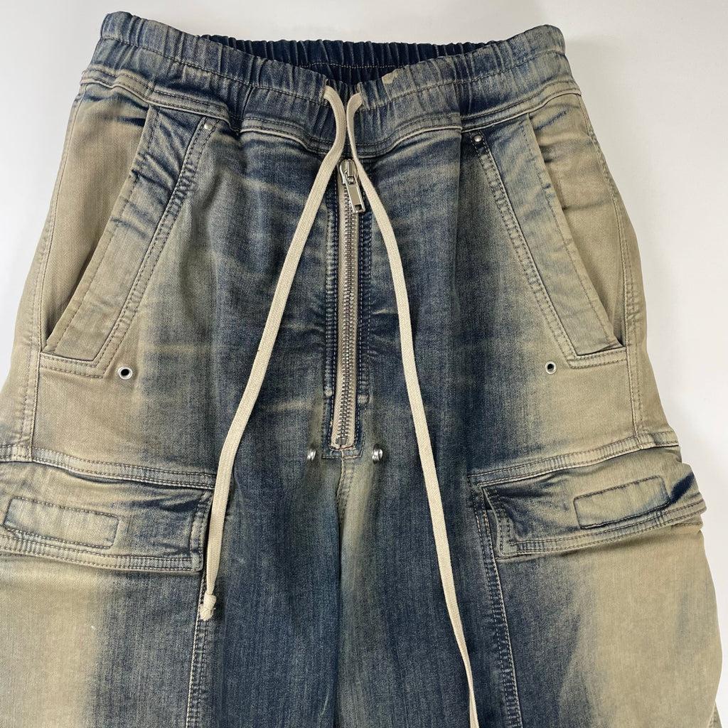 Rick owens リックオウエンス / ダブルカーゴジャンボベラロングパンツ 23SS EDFU期 ダークインディゴ タグ付 SIZE：46