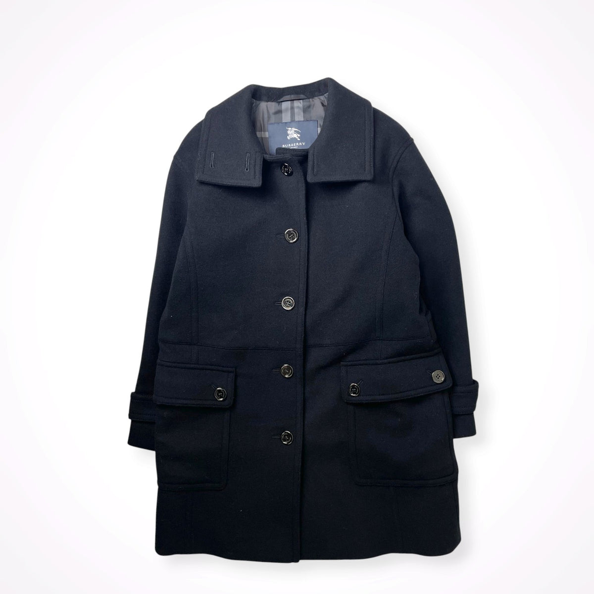 BURBERRY LONDON / ウールMIXメルトンコート 参考定価：140,000程度 SIZE:38
