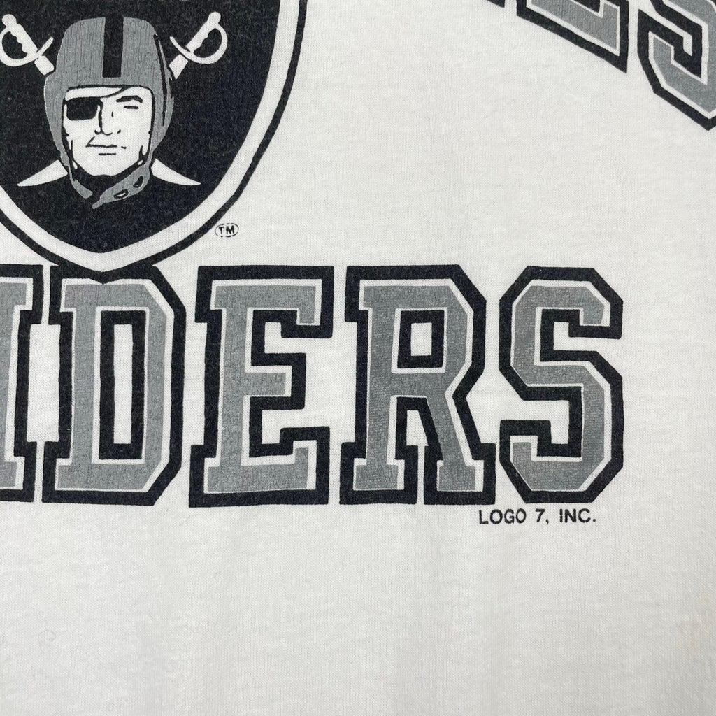 LOGO７ / 80s RAIDERS TEE ヴィンテージ SIZE：XL