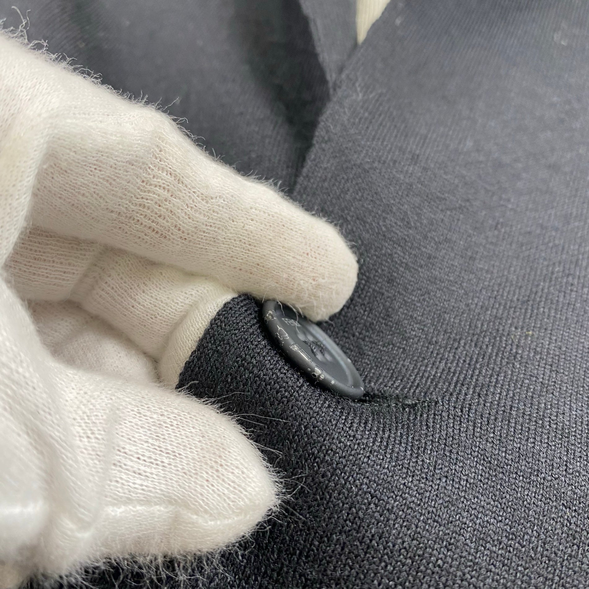 FENDI フェンディ / ニット バイカラー ジャガード ジャケット MADE IN ITALY SIZE:48（L程度）