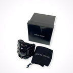 GIORGIO ARMANI / ビジューレザーバングル 参考定価：120,000程度