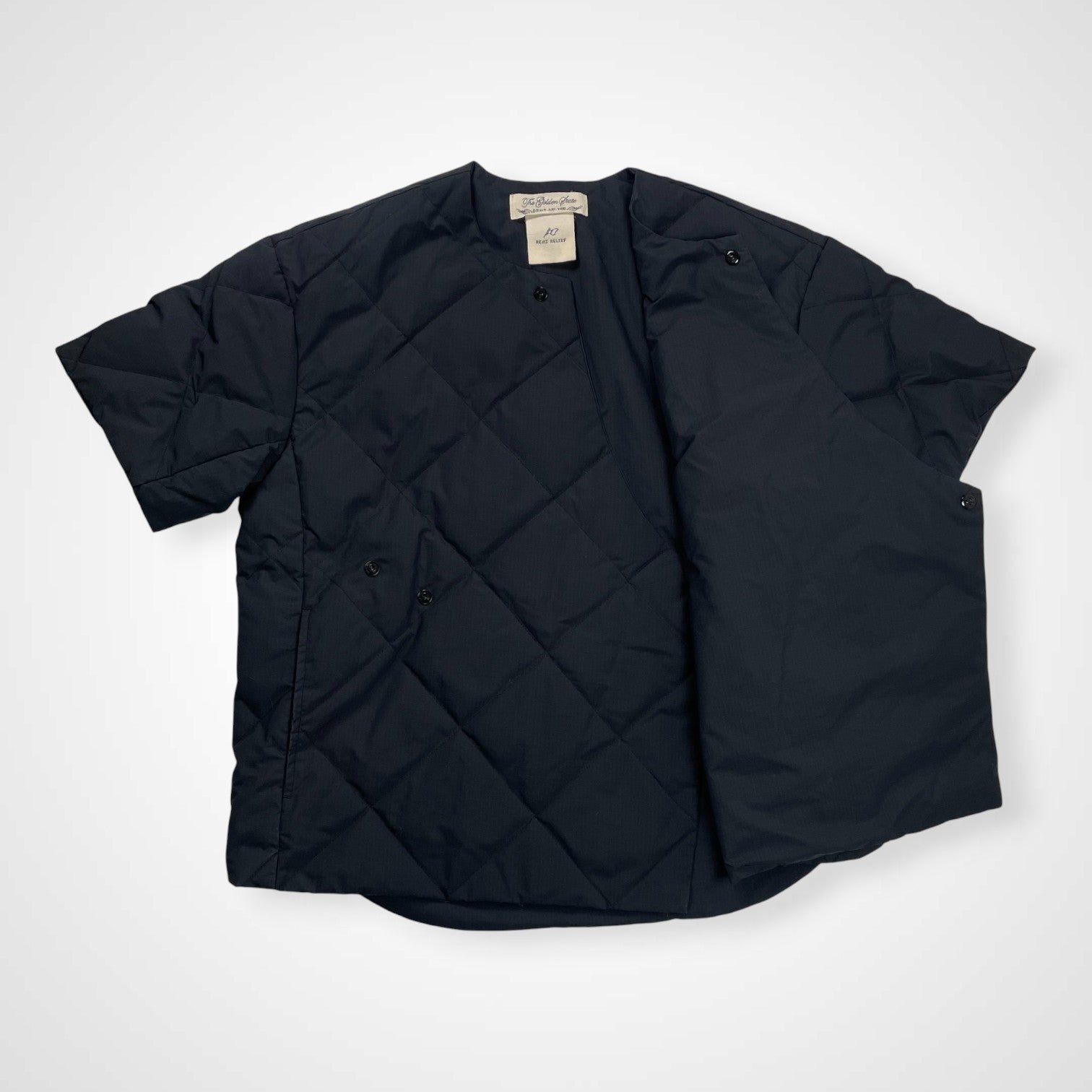 REMI RELIEF レミ レリーフ / ハーフスリーブダウン WRAP DOWN ネイビー 参考定価27,000+tax SIZE:S