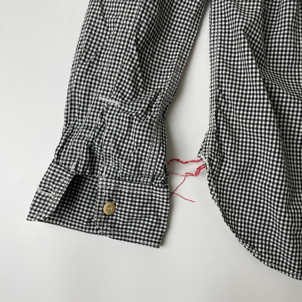 COMME des GARCONS HOMME / 15SS ギンガムワークシャツ 空環仕上げ SIZE:S
