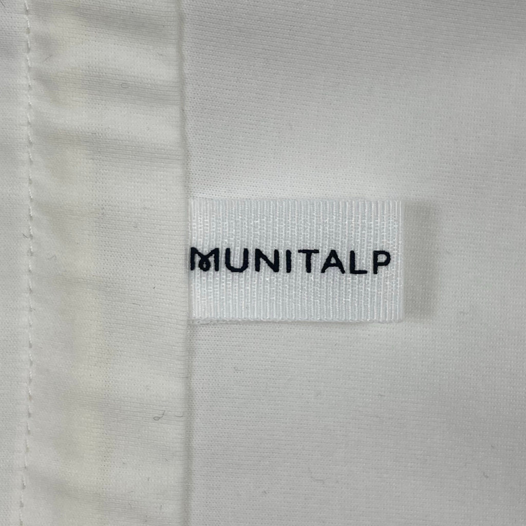 MUNITALP / ハーフジップ メッシュポケット チュニックワンピース 参考定価：42,000程度 SIZE:40