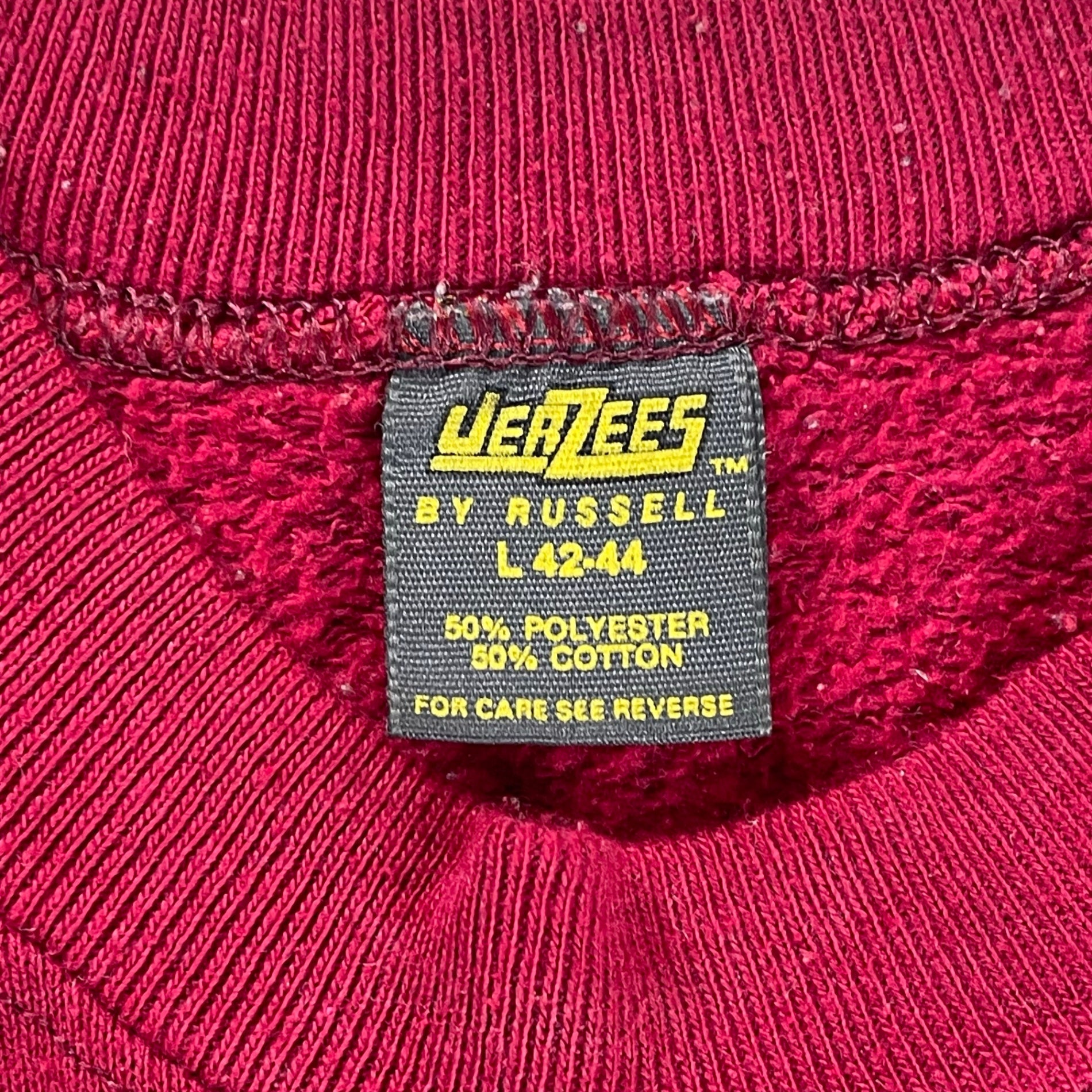 JERZEES ジャージーズ / 80sボディ Sonic Youth 「Washing Machine」  染み込みプリント ブート品 SIZE：L