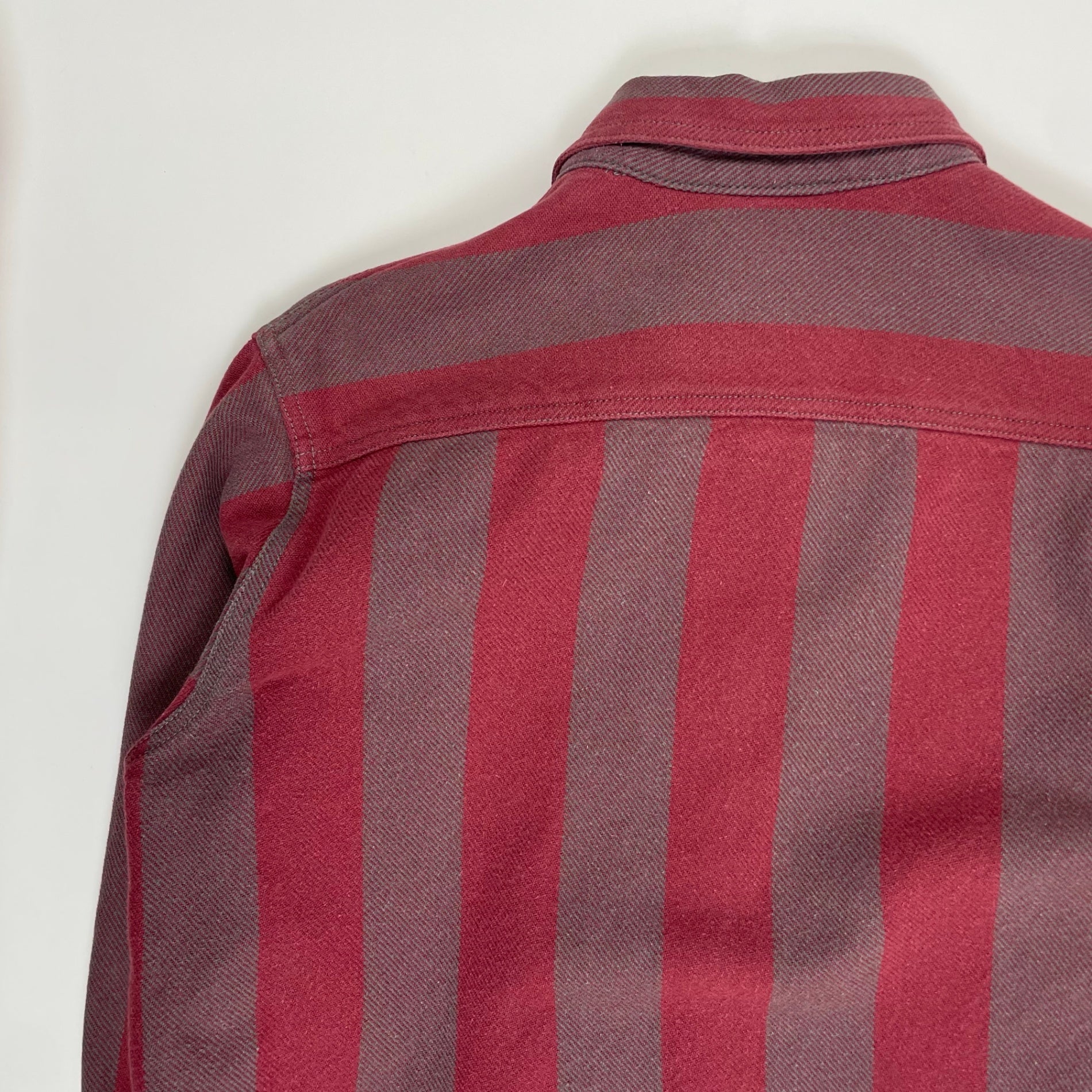 Let it Ride レットイットライド / 90s 初期 ヘビーストライプシャツジャケット ガゼット付 SIZE：M