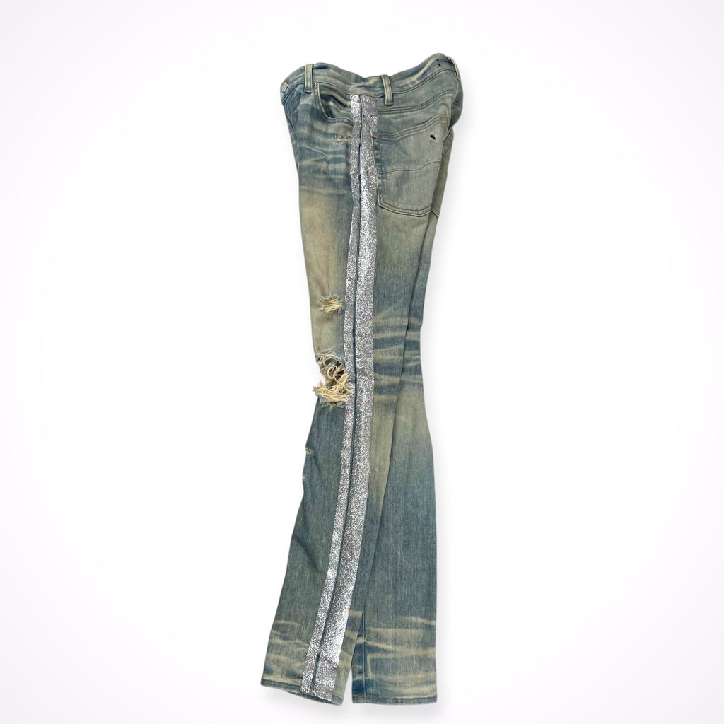 AMIRI / グリッターラメデニムパンツ 参考定価：150,000程度 SIZE:29