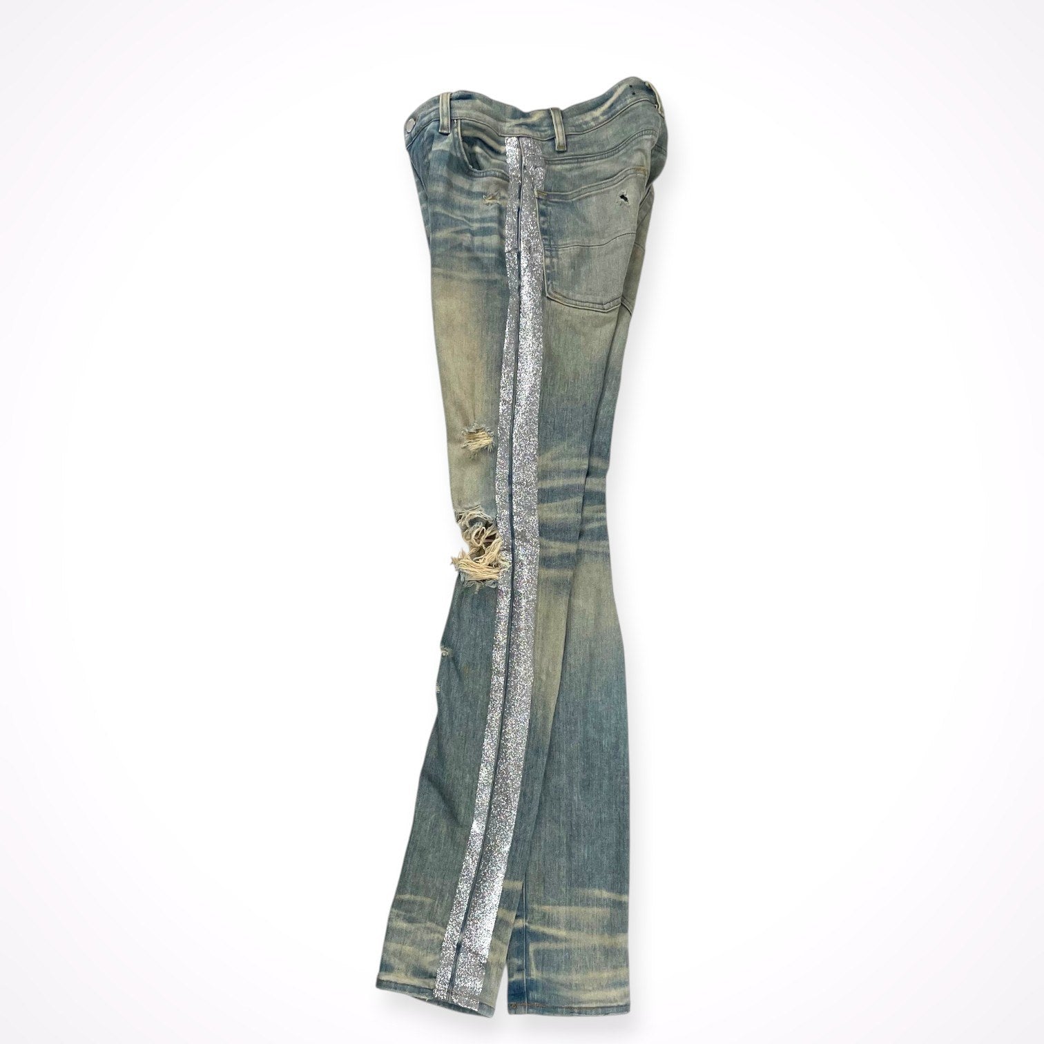 AMIRI / グリッターラメデニムパンツ 参考定価：150,000程度 SIZE:29