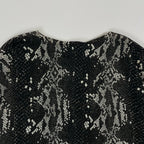 CLASS roberto cavalli / パイソン柄ウールニット  参考定価：60,000程度 SIZE:44
