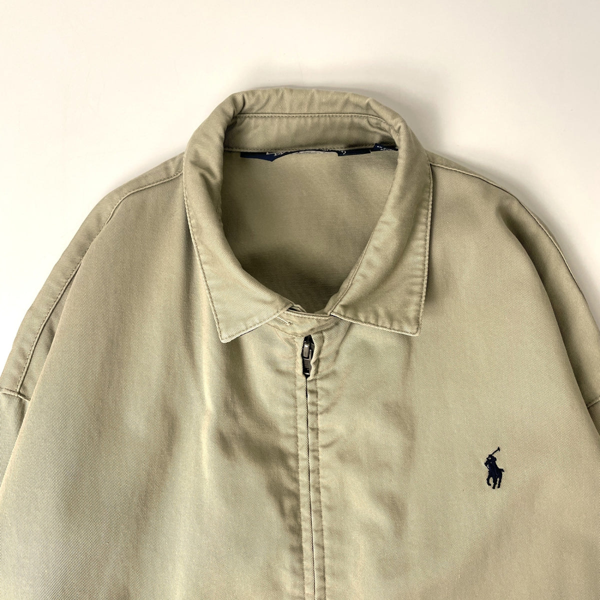 Polo by Ralph Lauren / 90s コットンツイルスウィングトップ ネイビーポニー SIZE:M