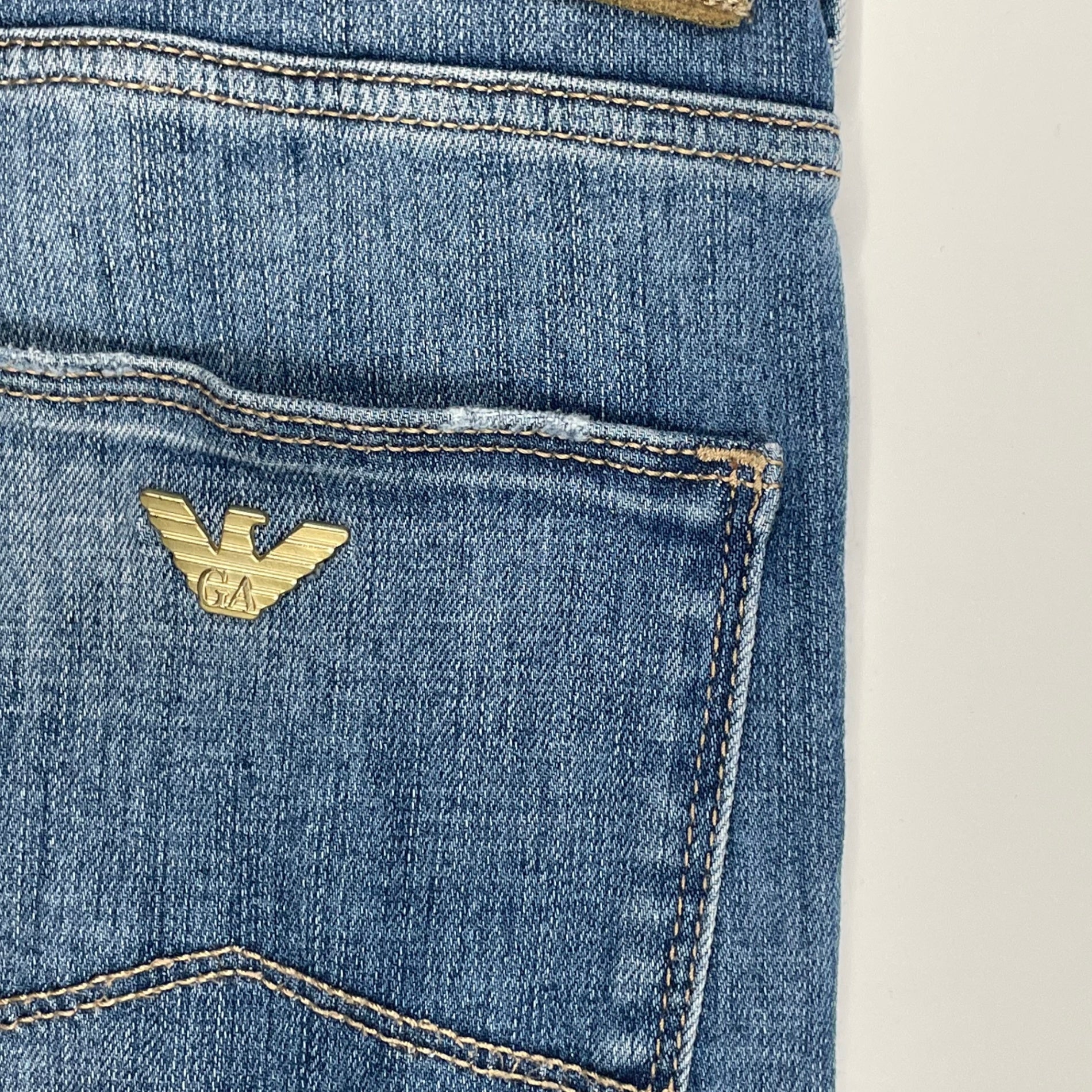 EMPORIO ARMANI エンポリオ アルマーニ / ダメージ加工デニムパンツ 参考定価：42,000程度 SIZE:W29 L32