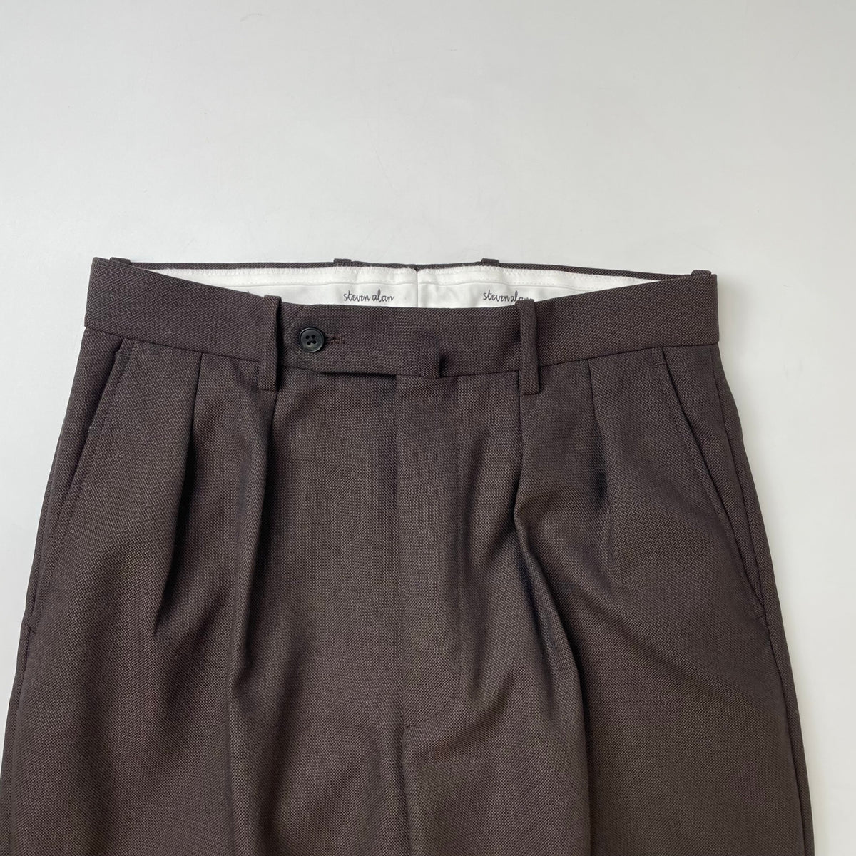 Steven Alan / マットクロス インツープリーツ ドレス トラウザーズ 参考定価：22,000+tax SIZE:S