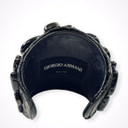 GIORGIO ARMANI / ビジューレザーバングル 参考定価：120,000程度