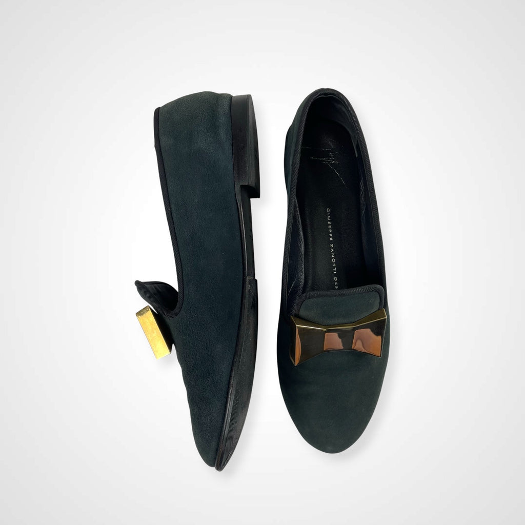 GIUSEPPE ZANOTTI ジュゼッペザノッティ / ゴールドアクセントローファー 参考定価：120,000程度 SIZE：37