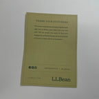 L.L. BEAN × BEAMS BOY / 別注 Deep Bottom Leather Handle Zip Tote Mini 参考定価：24,000+tax