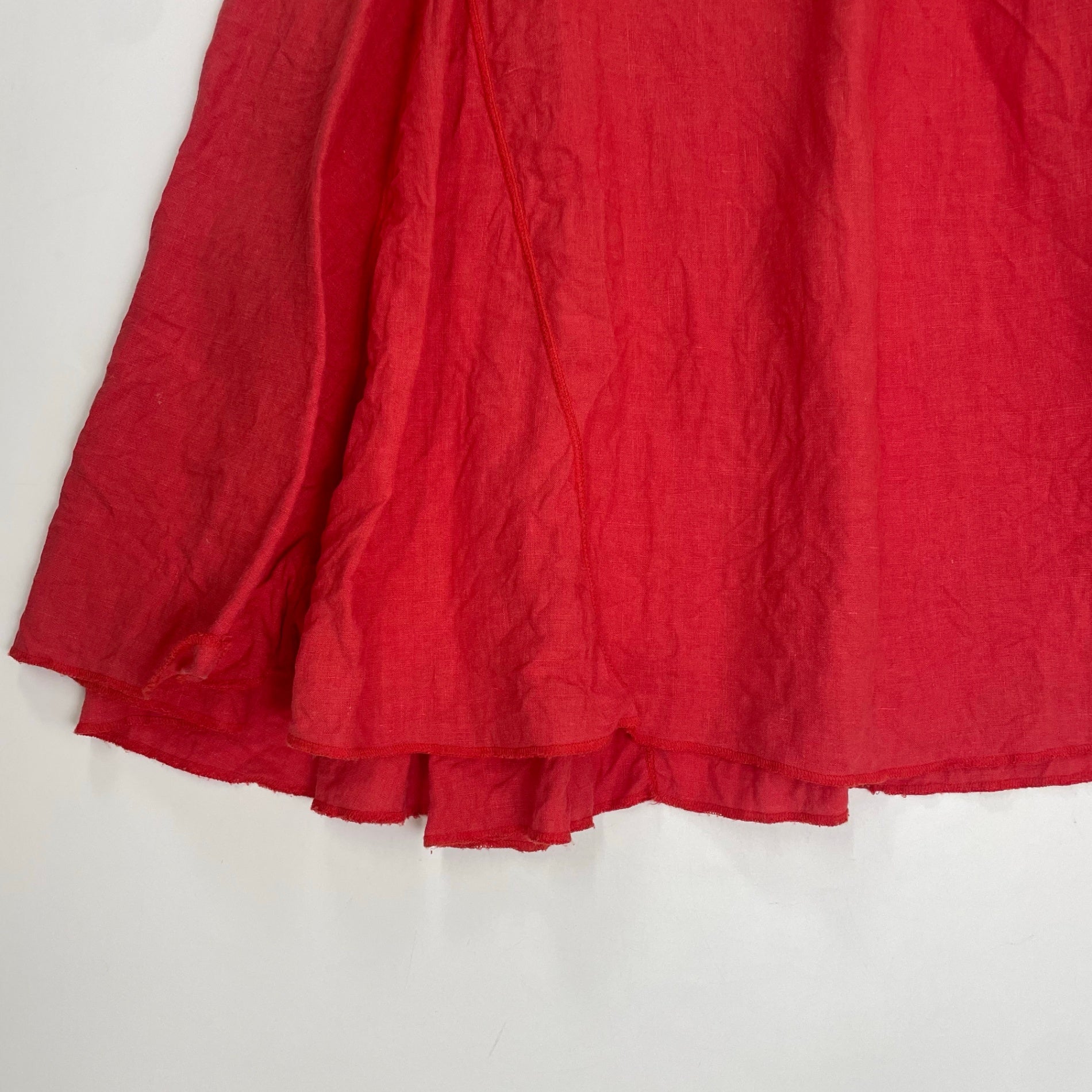 JUDDYCORN ジュディーコーン / サイドラインリネンスカート 日本製 参考定価：32,000程度 SIZE:FREE