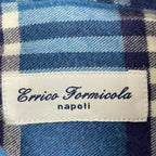 Errico Formicola / コットンチェックシャツ 参考定価：40,000程度 SIZE:M