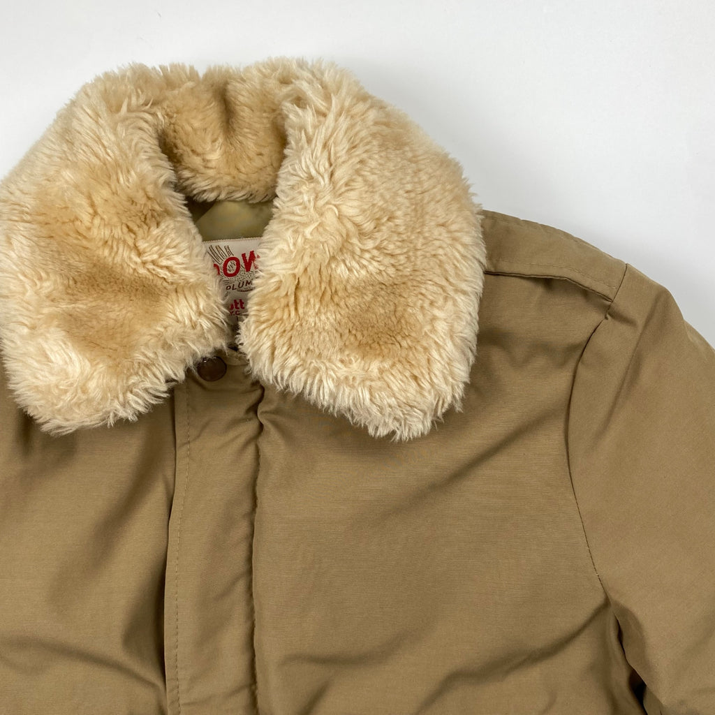 70年代 VINTAGE Schott ショット / ヴィンテージ ダウンジャケット フライトジャケット TALONジップ  ミリタリー SIZE：XS