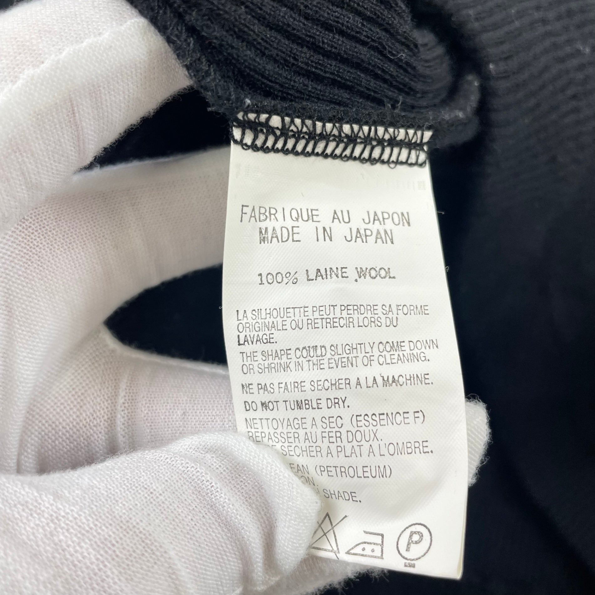 yohji yamamoto POUR HOMME / 08AW ライトリブニット SIZE:3
