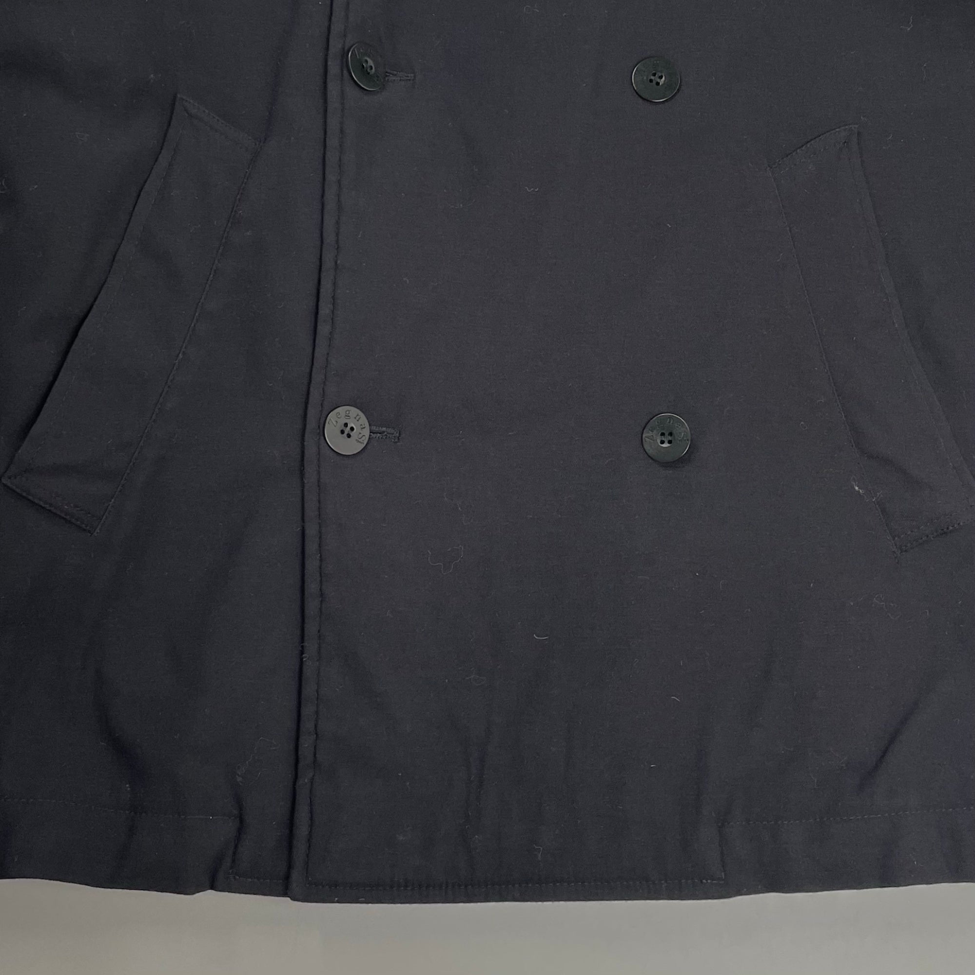 Zegna SPORT ゼニアスポーツ / ダブルブレストミドルジャケット 参考定価：100,000程度 SIZE:S